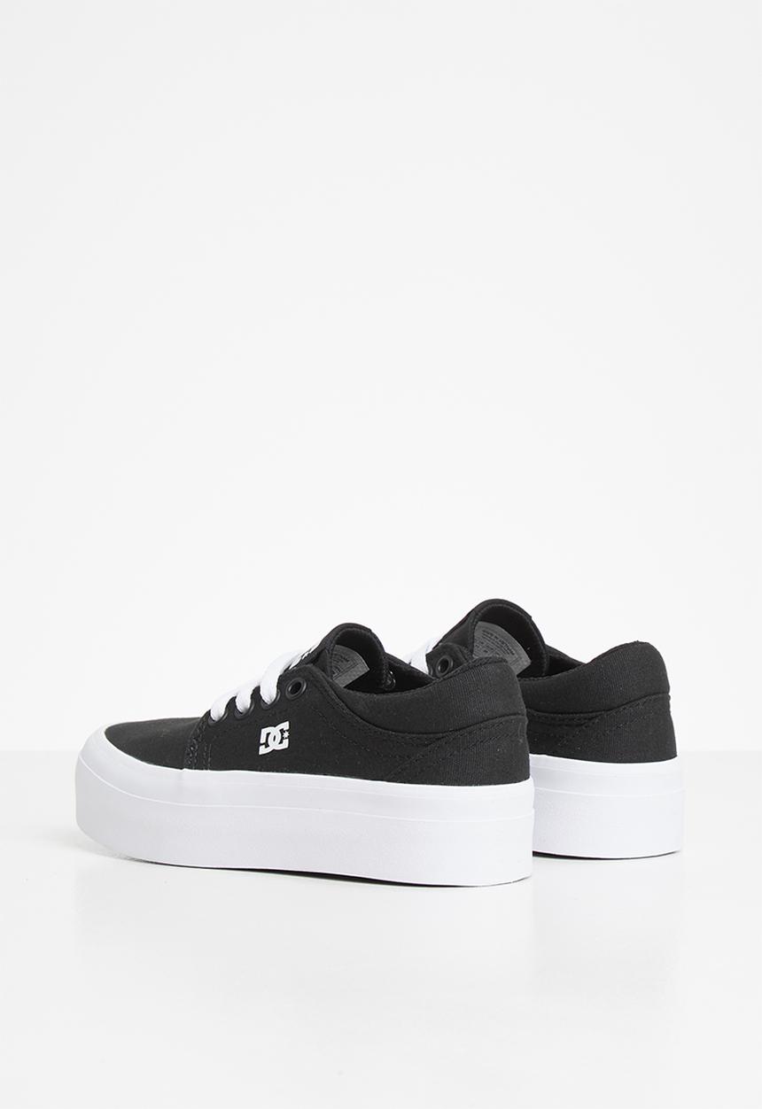 DC - Girls trase platform tx - black & white