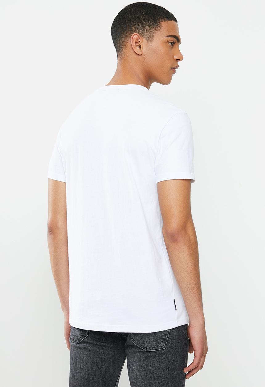 Superdry. - Core logo tag tee - white