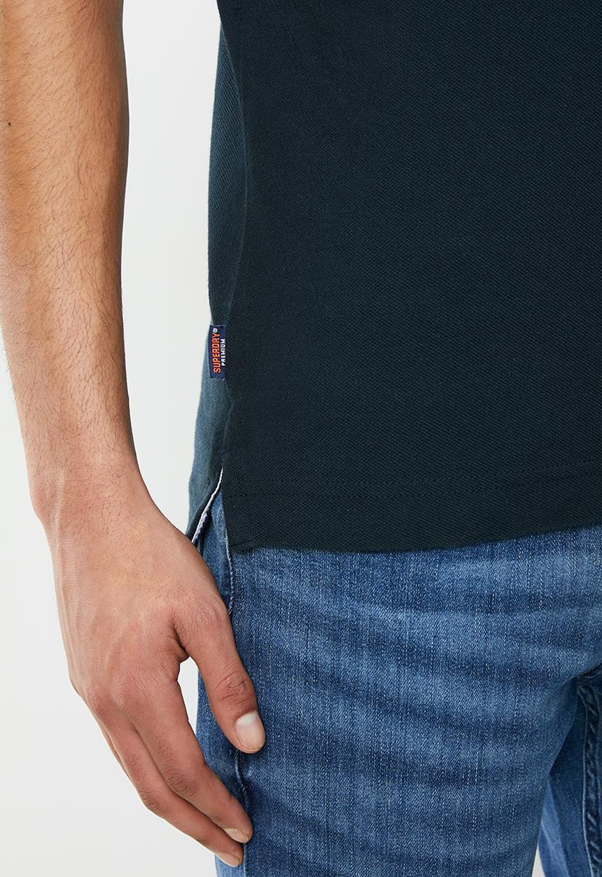 Superdry. - Classic superstate polo - navy