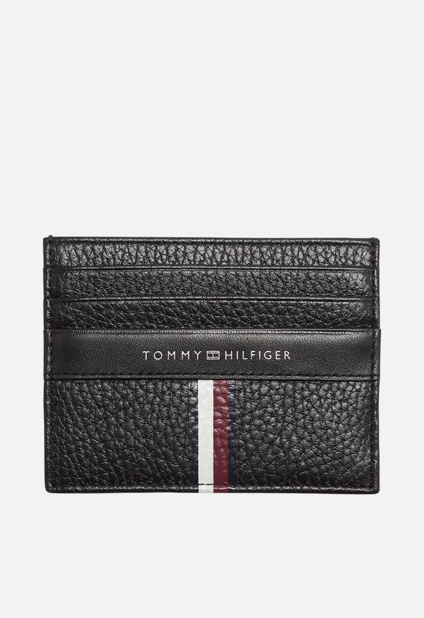 Tommy Hilfiger - Corporate leather credit holder - black