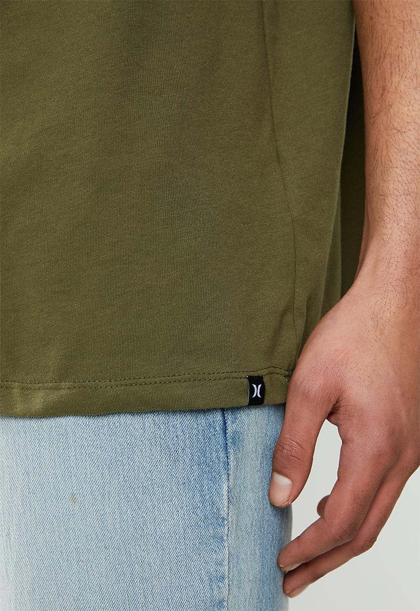 Hurley - Df seamonster tee - olive canvas