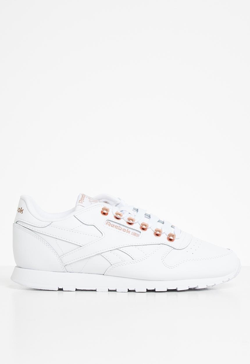 Reebok Classic - Classic leather - white/rose gold/white 