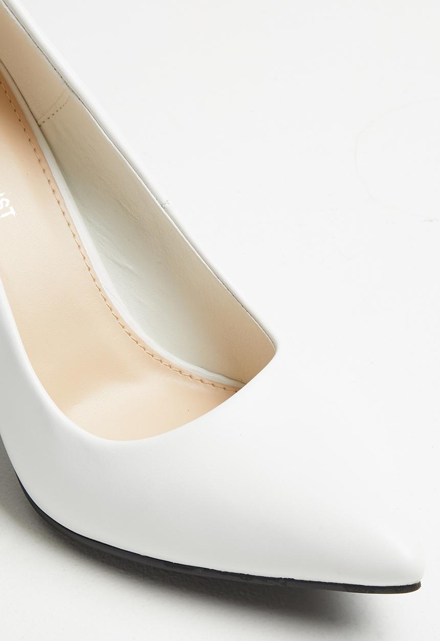 Superbalist - Samantha court block heel - white