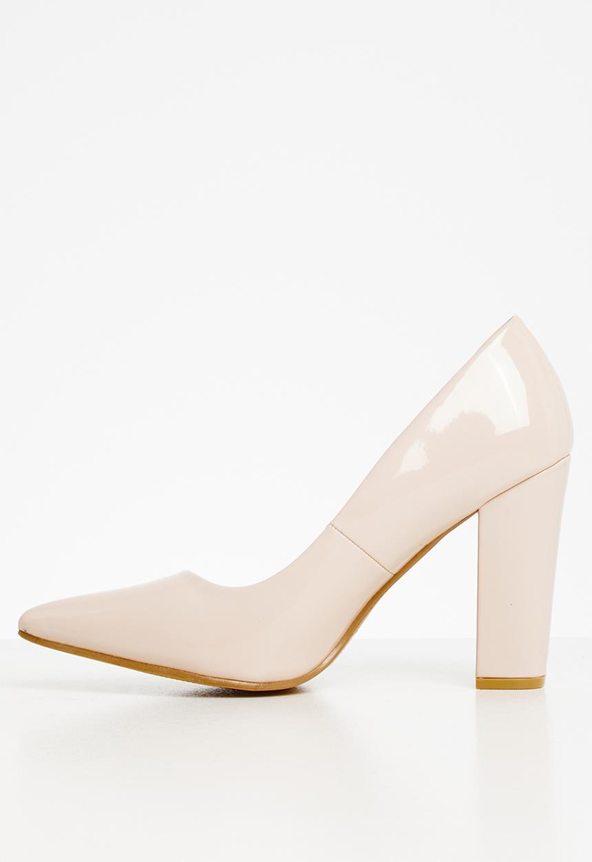 Superbalist - Samantha court block heel - natural