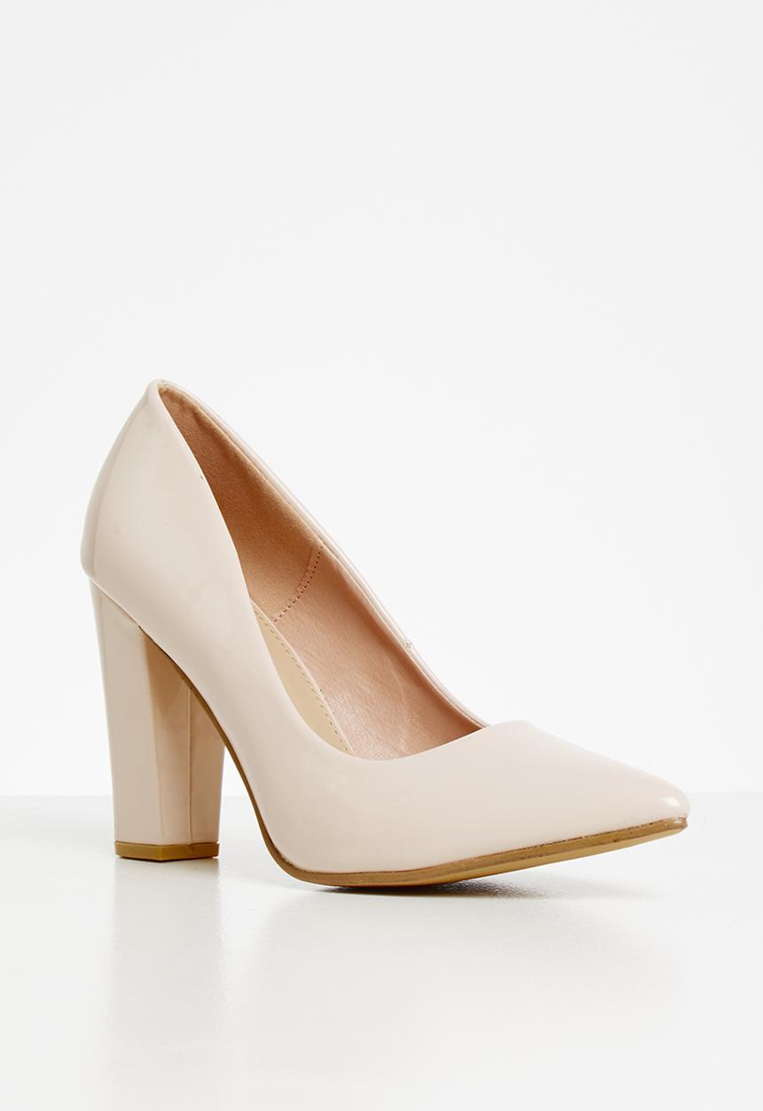 Superbalist - Samantha court block heel - natural