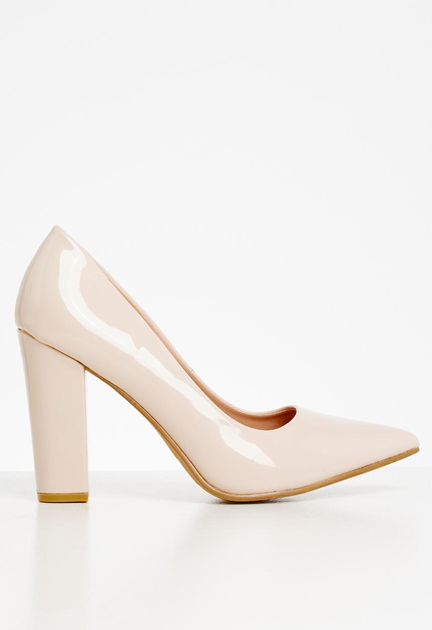 Superbalist - Samantha court block heel - natural