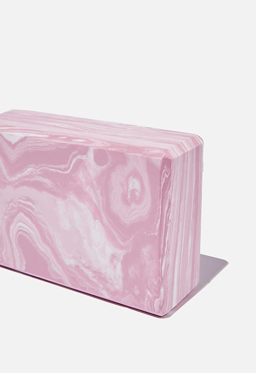 Typo - Yoga block - blush swirl