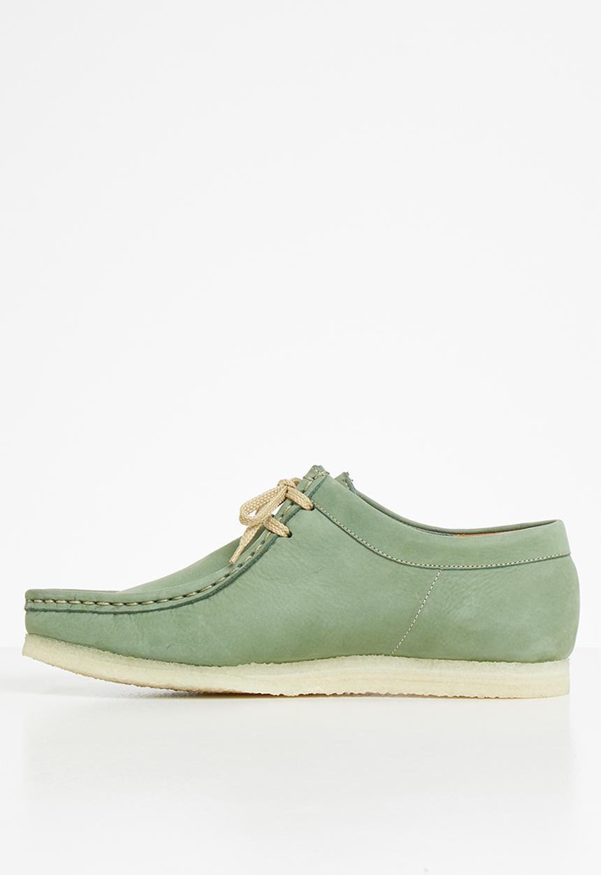 Grasshoppers - Tint doebuck leather mocassin - lichen green