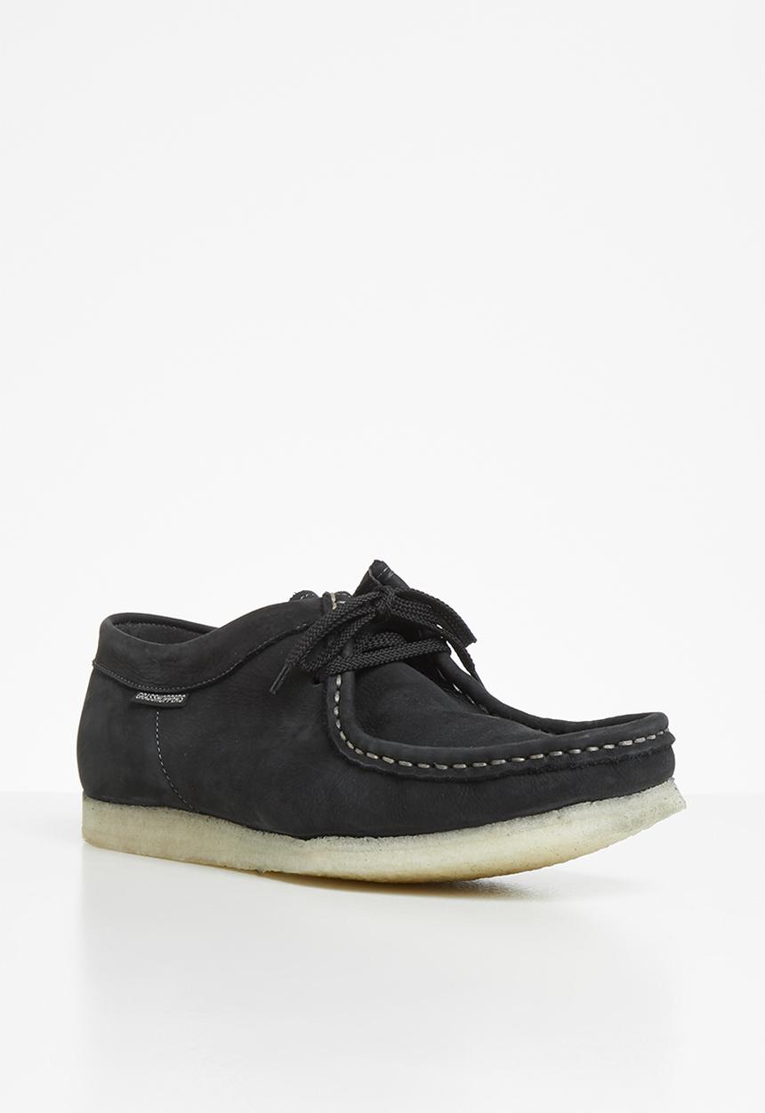 Grasshoppers - Tint doebuck leather mocassin - black