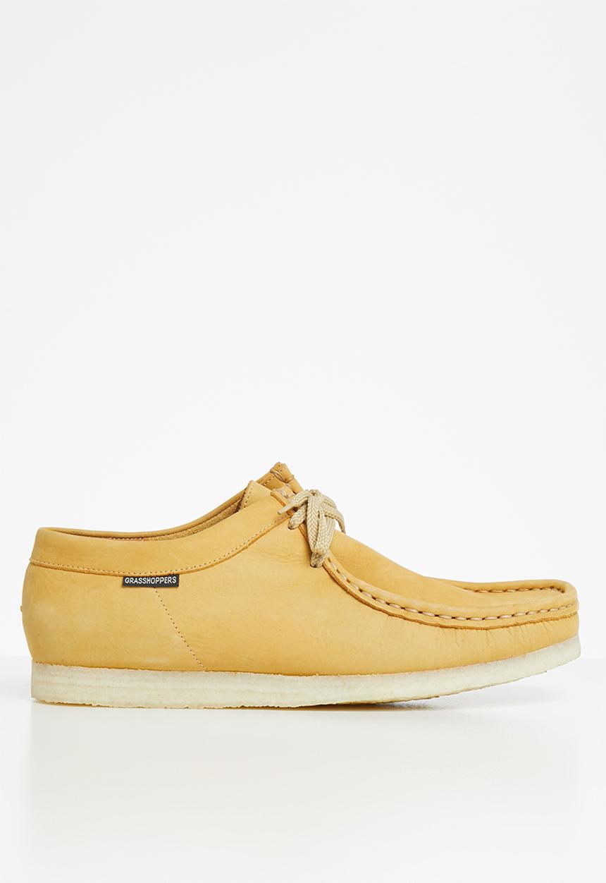 Grasshoppers - Tint doebuck leather mocassin - pineapple