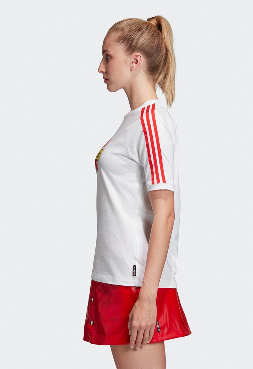 adidas Originals - Kiss tee - white & red