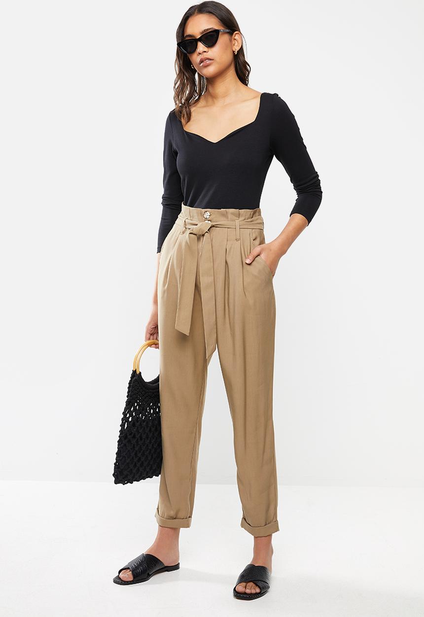 Vero Moda - Panda sweetheart 7/8 top - black