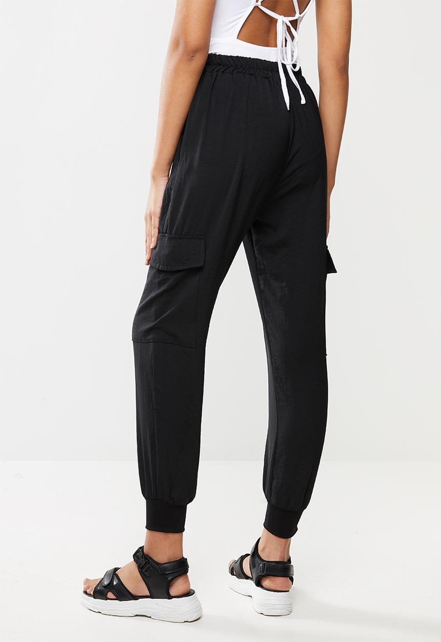 Blake - Cargo jogger - black
