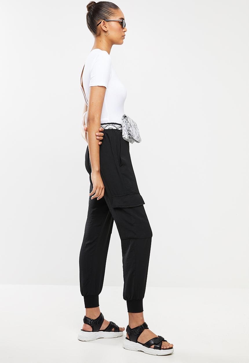 Blake - Cargo jogger - black