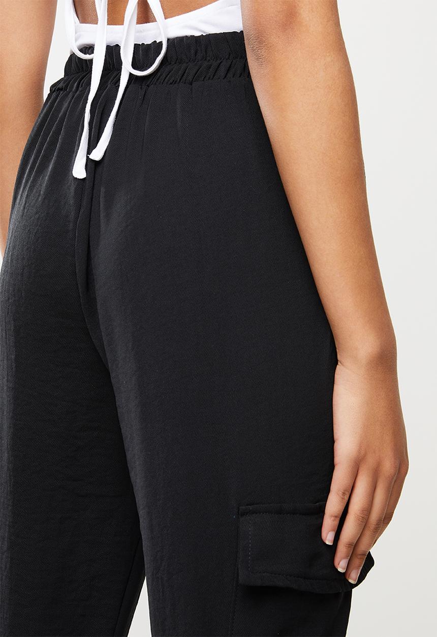 Blake - Cargo jogger - black