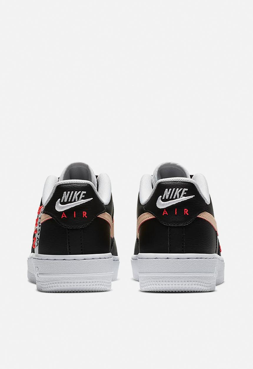 Nike - Nike air force 1 lv8 1 - black/flash crimson-white-white