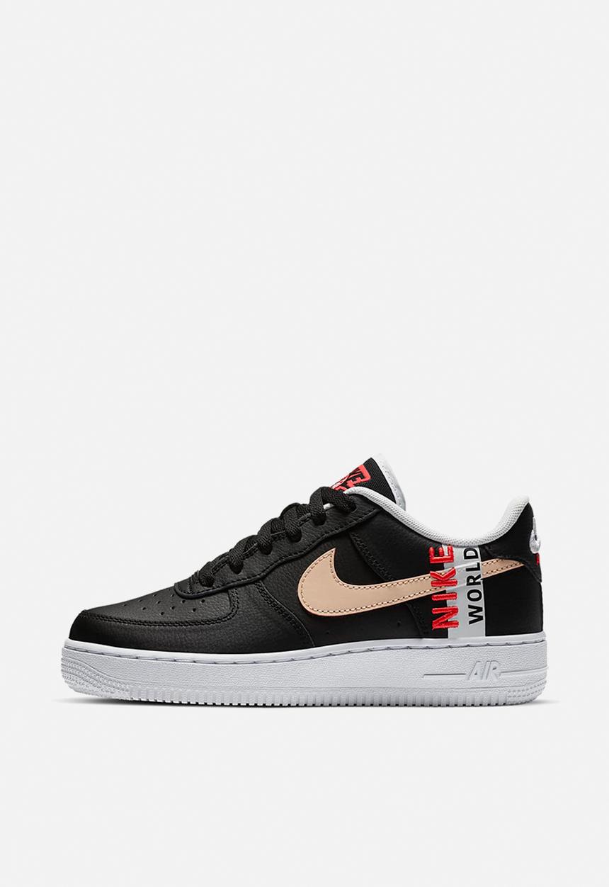 Nike - Nike air force 1 lv8 1 - black/flash crimson-white-white