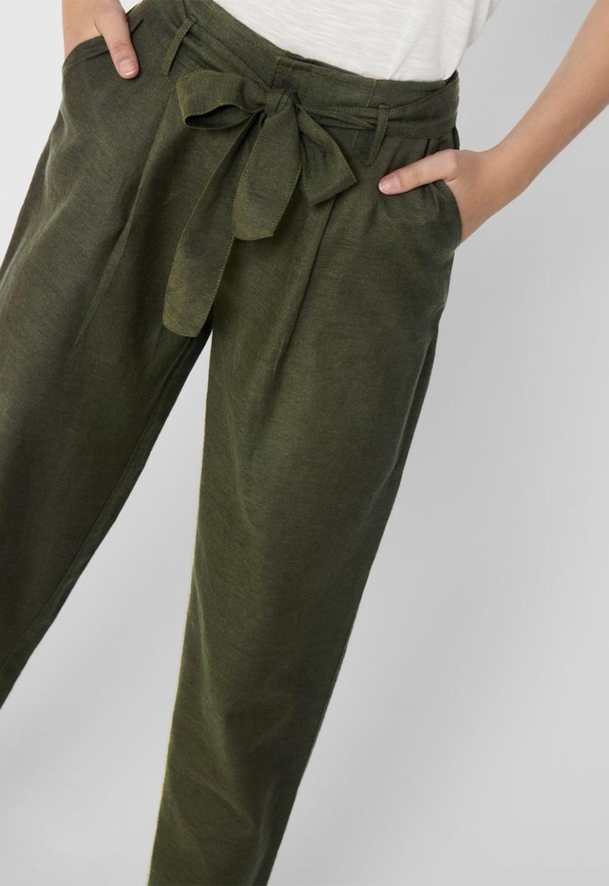 ONLY - Viva life belt pants - khaki