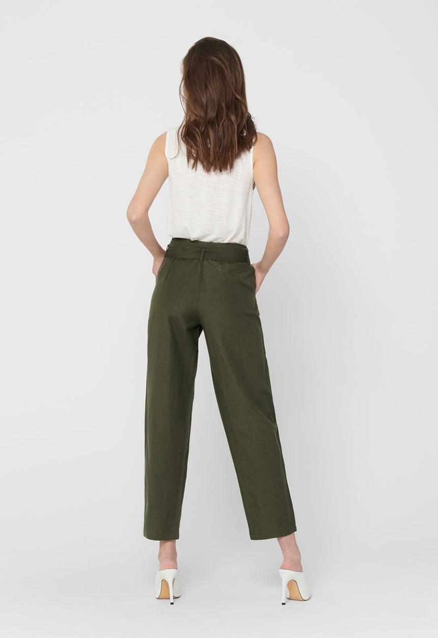 ONLY - Viva life belt pants - khaki