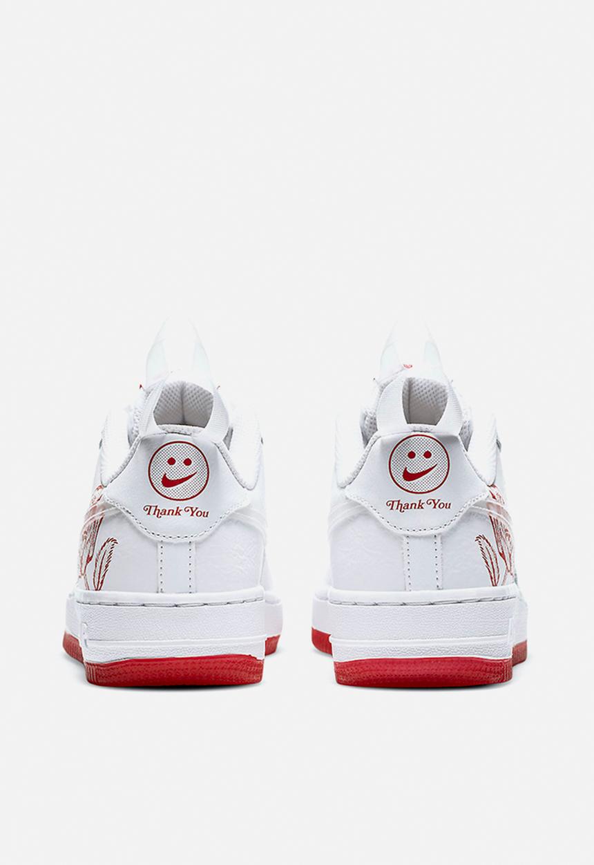 Nike - Nike air force 1 - white & university red