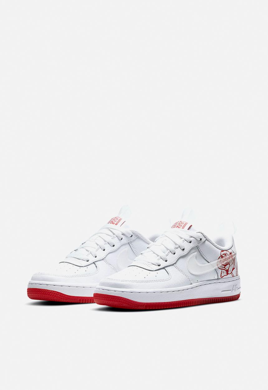 Nike - Nike air force 1 - white & university red