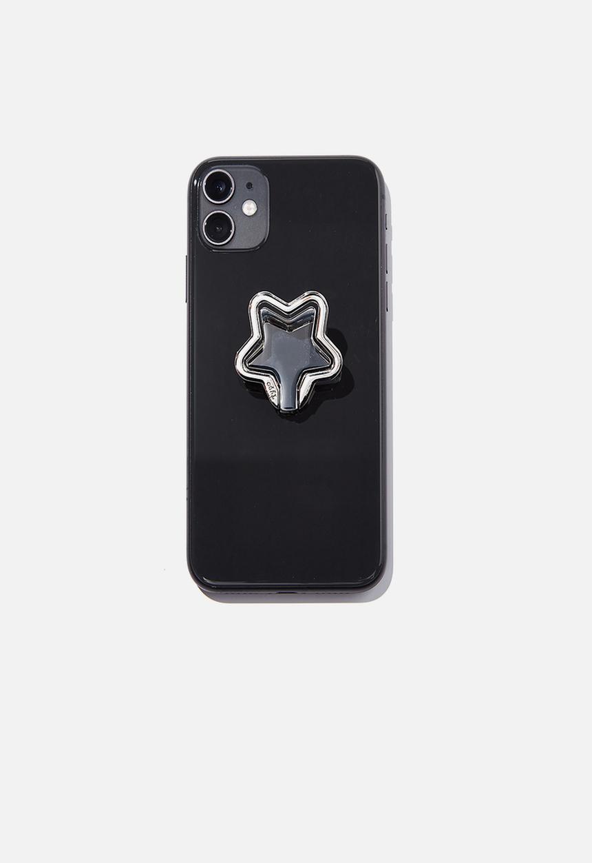 Typo - Metal phone ring - silver 