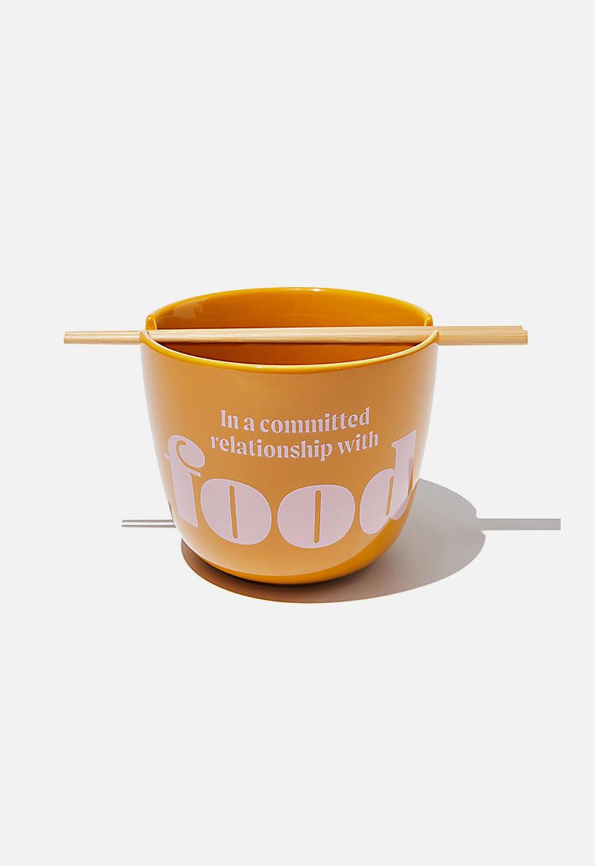 Typo - Novelty noodle bowl - orange 
