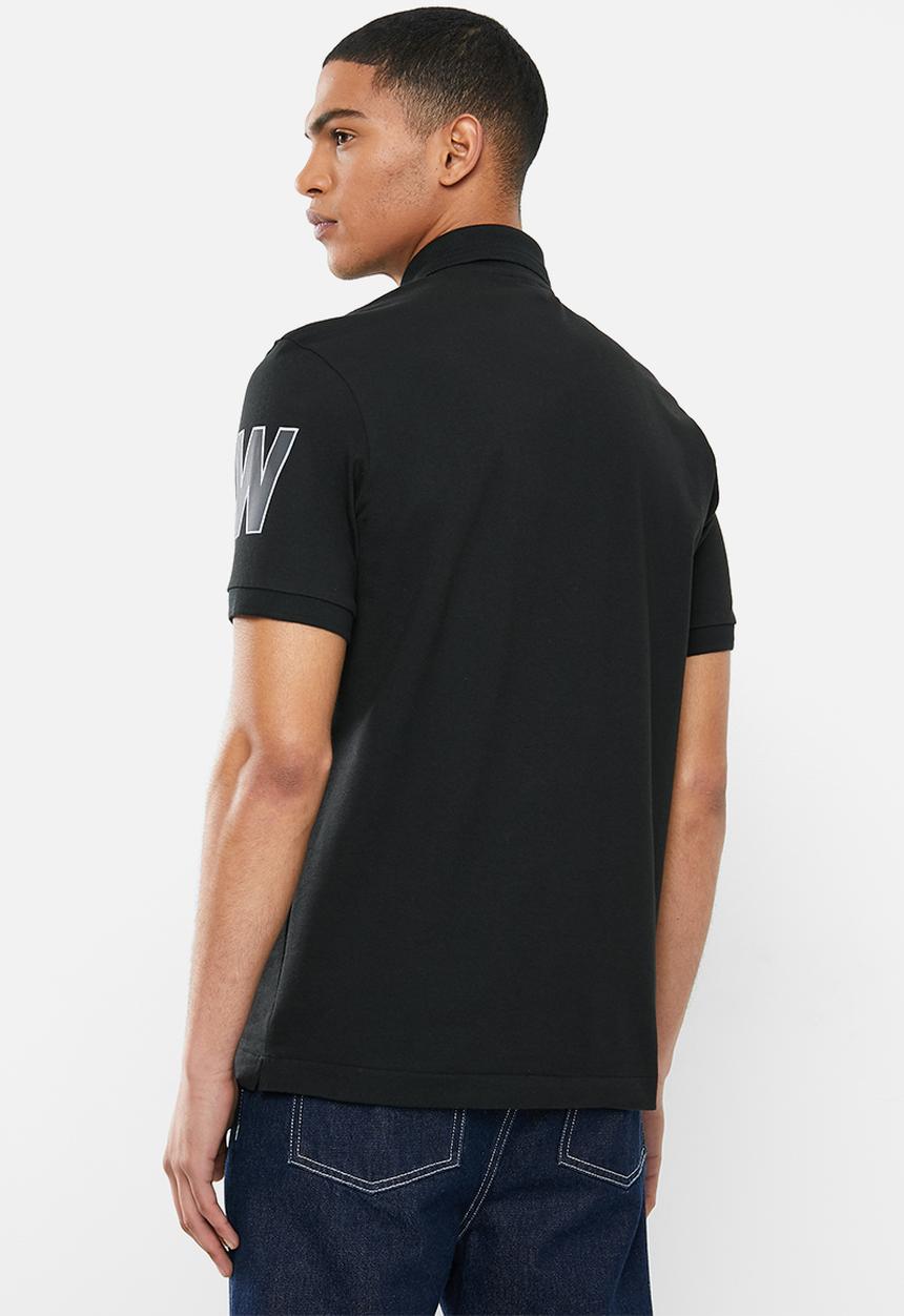 G-STAR - Dunda slim polo with raw artwork - black