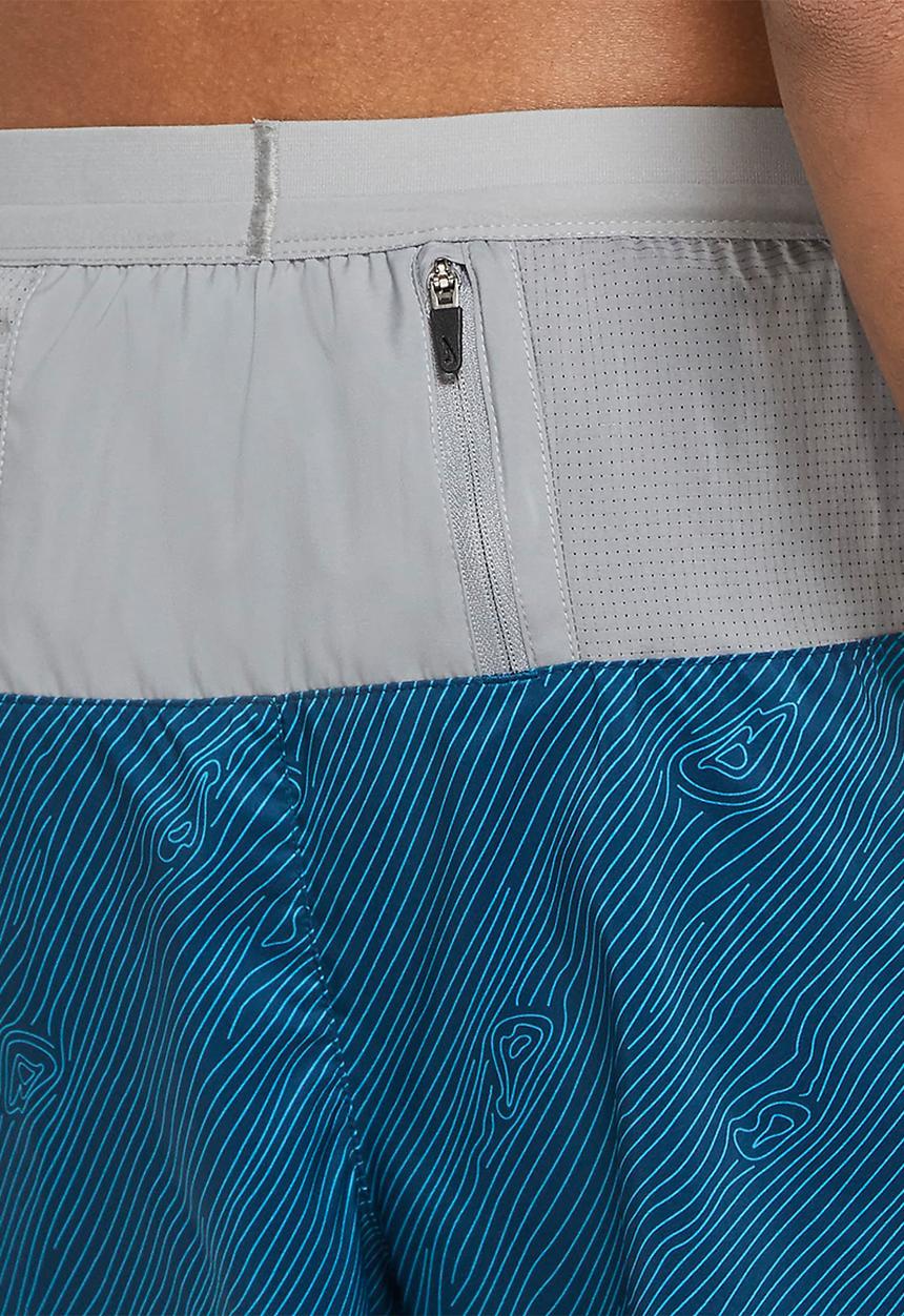 Nike - Flx stride 5-inch trail shorts - blue & grey