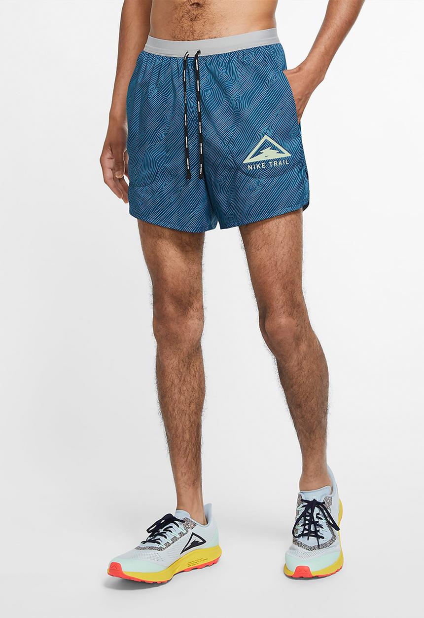Nike - Flx stride 5-inch trail shorts - blue & grey