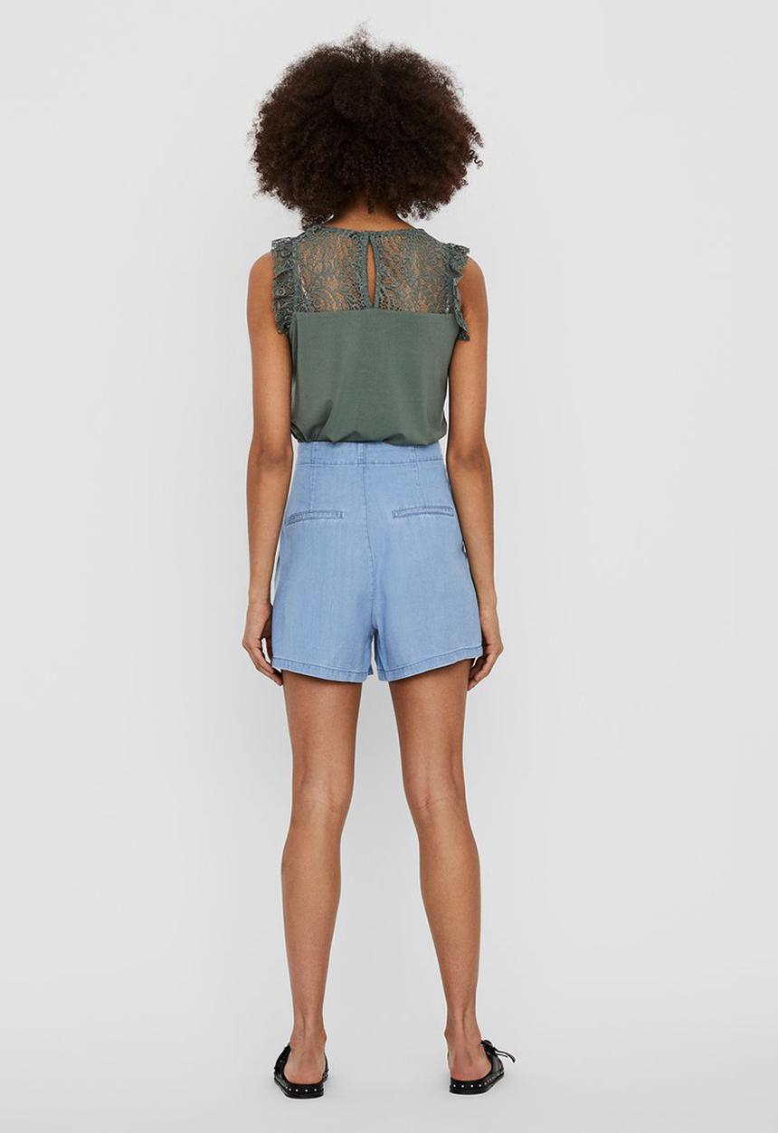 Vero Moda - Mia loose summer shorts - blue