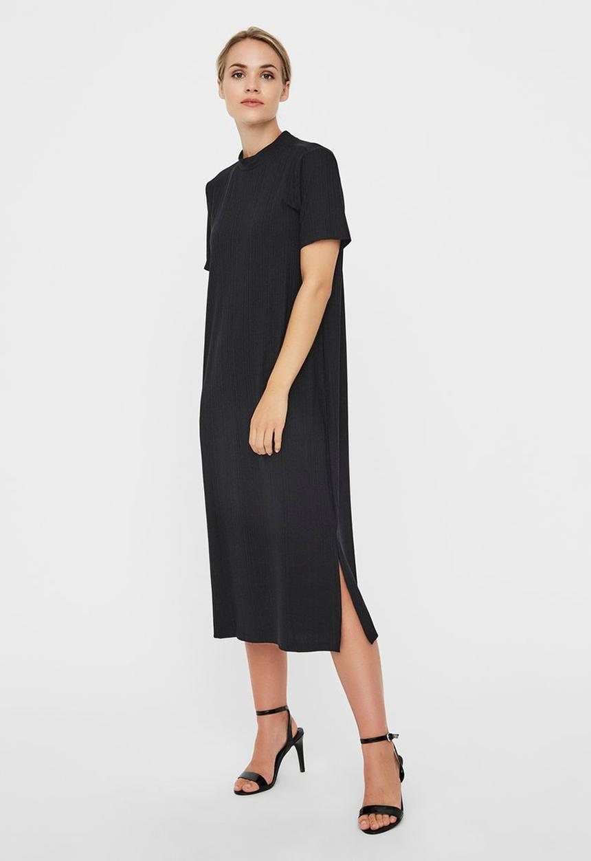Vero Moda - Ketti midi dress - black