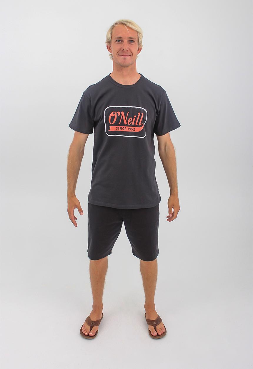 O'Neill - Anaconda short sleeve tee - asphalt