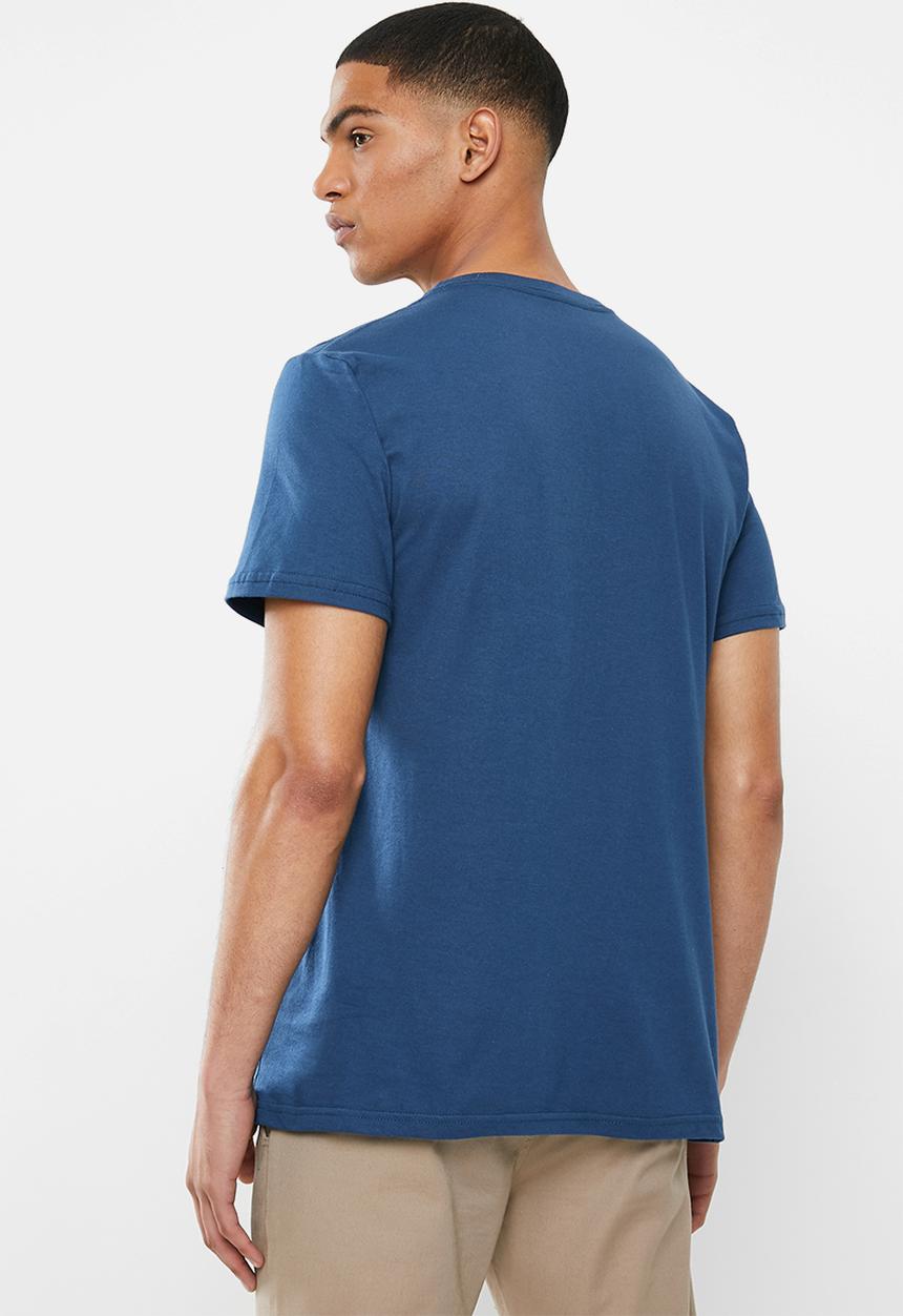 Fox - Boxed in short sleeve tee - navy