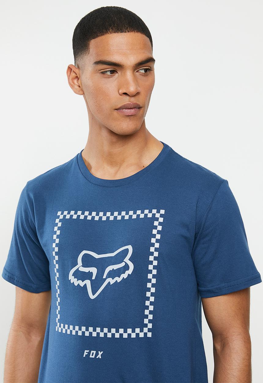 Fox - Boxed in short sleeve tee - navy