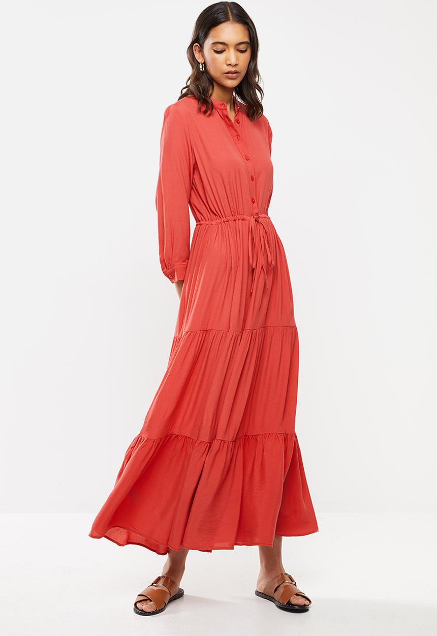 MANGO - Dress canyon - red