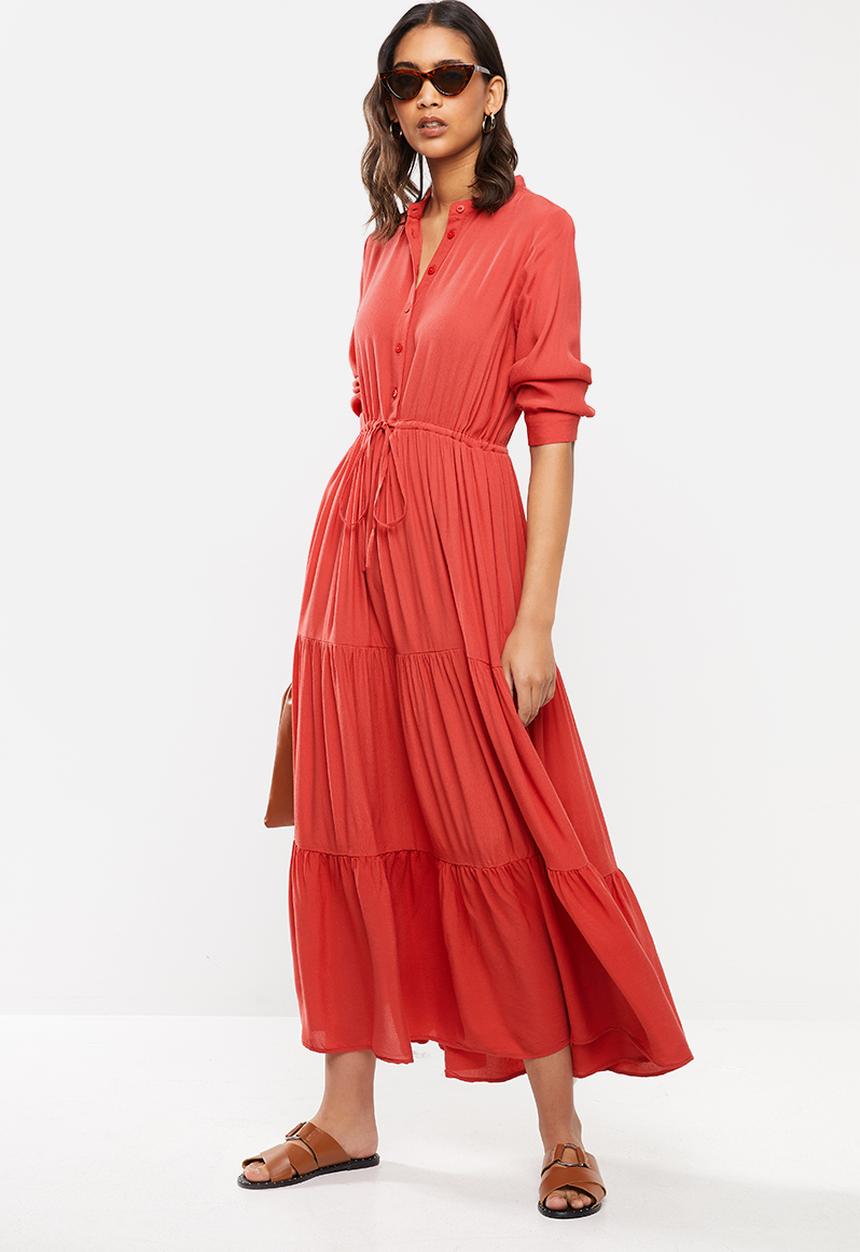 MANGO - Dress canyon - red