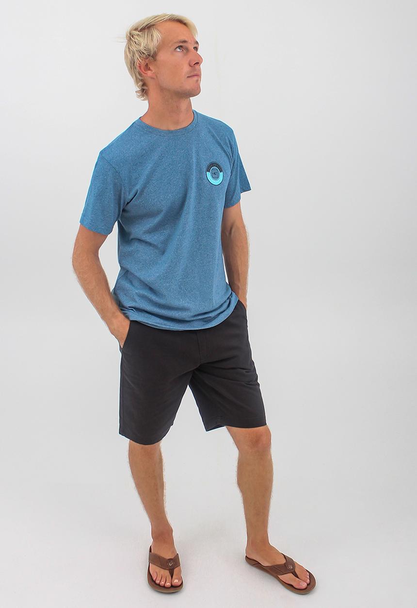O'Neill - Valmera short sleeve tee - mid blue jaspe