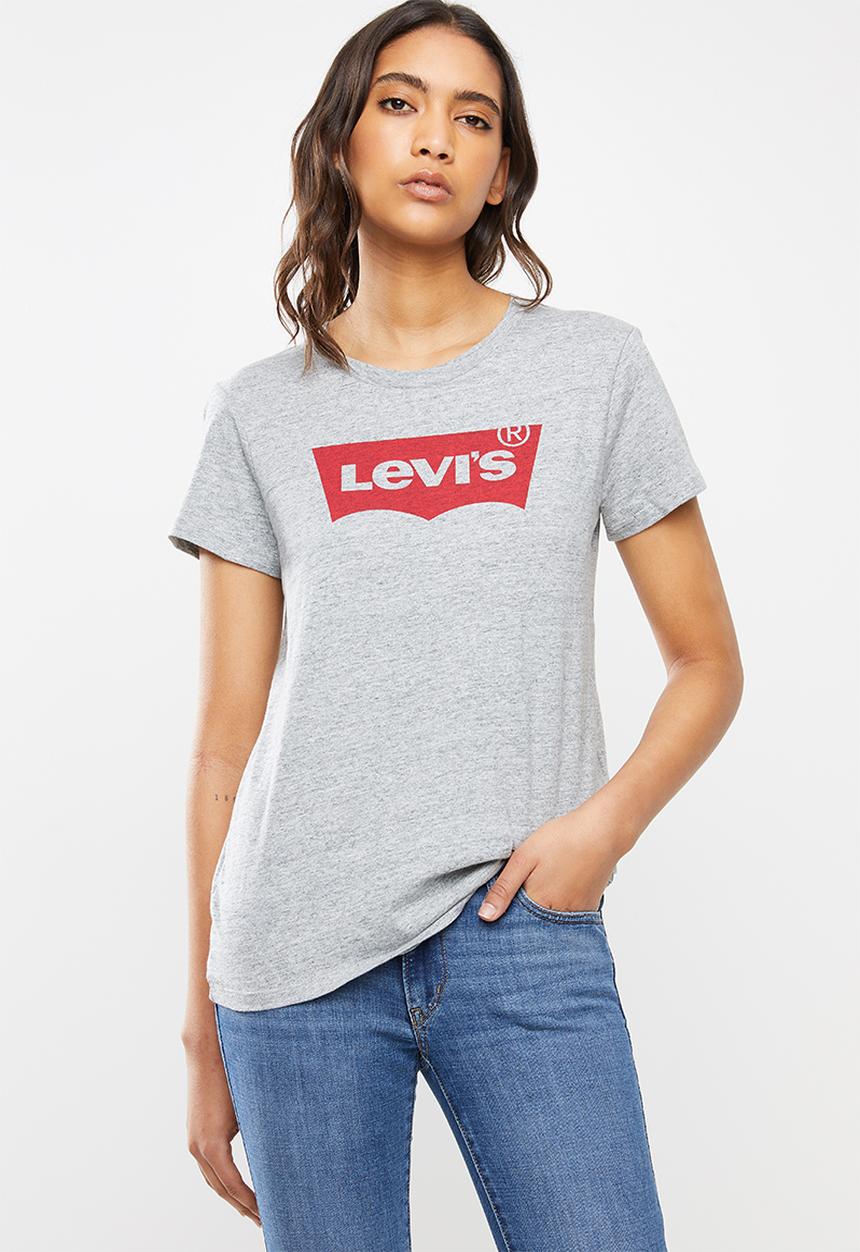 Levi’s® - The perfect tee - housemark smokestack heather