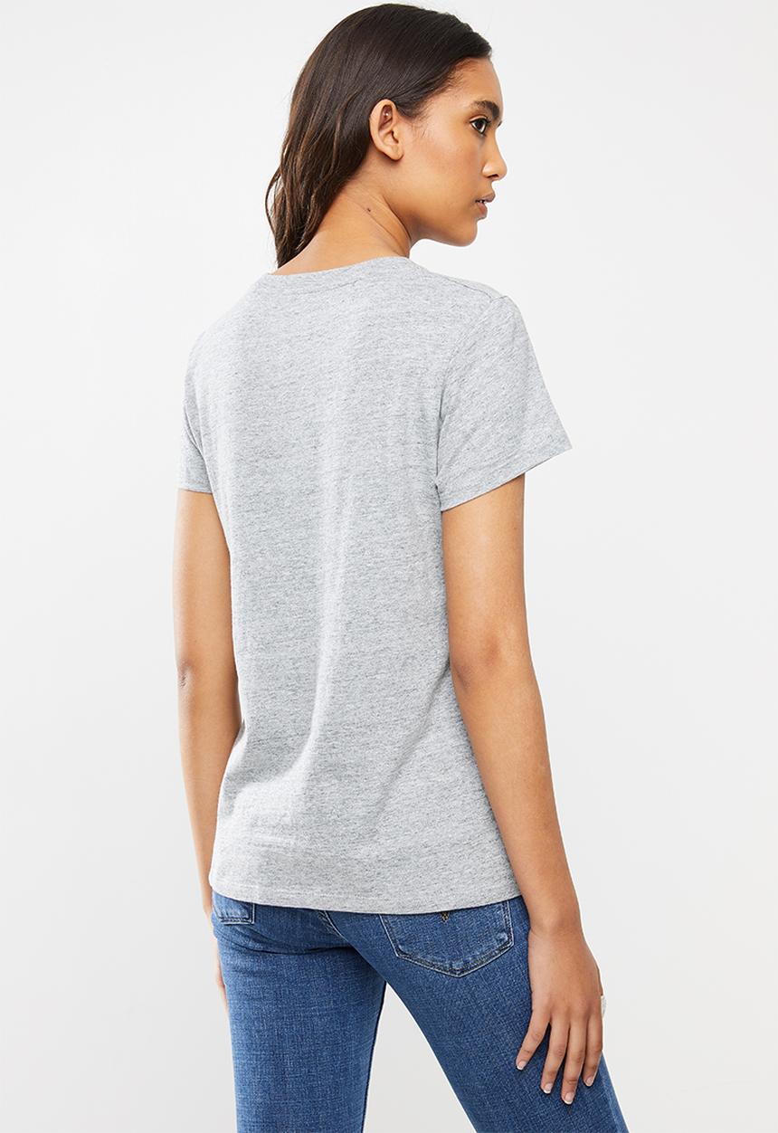 Levi’s® - The perfect tee - housemark smokestack heather