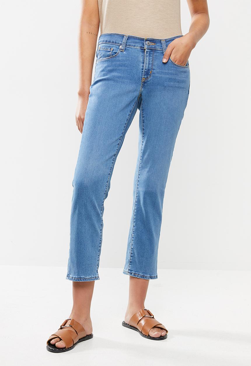 Levi’s® - Curvy straight crop  - berlin mist 