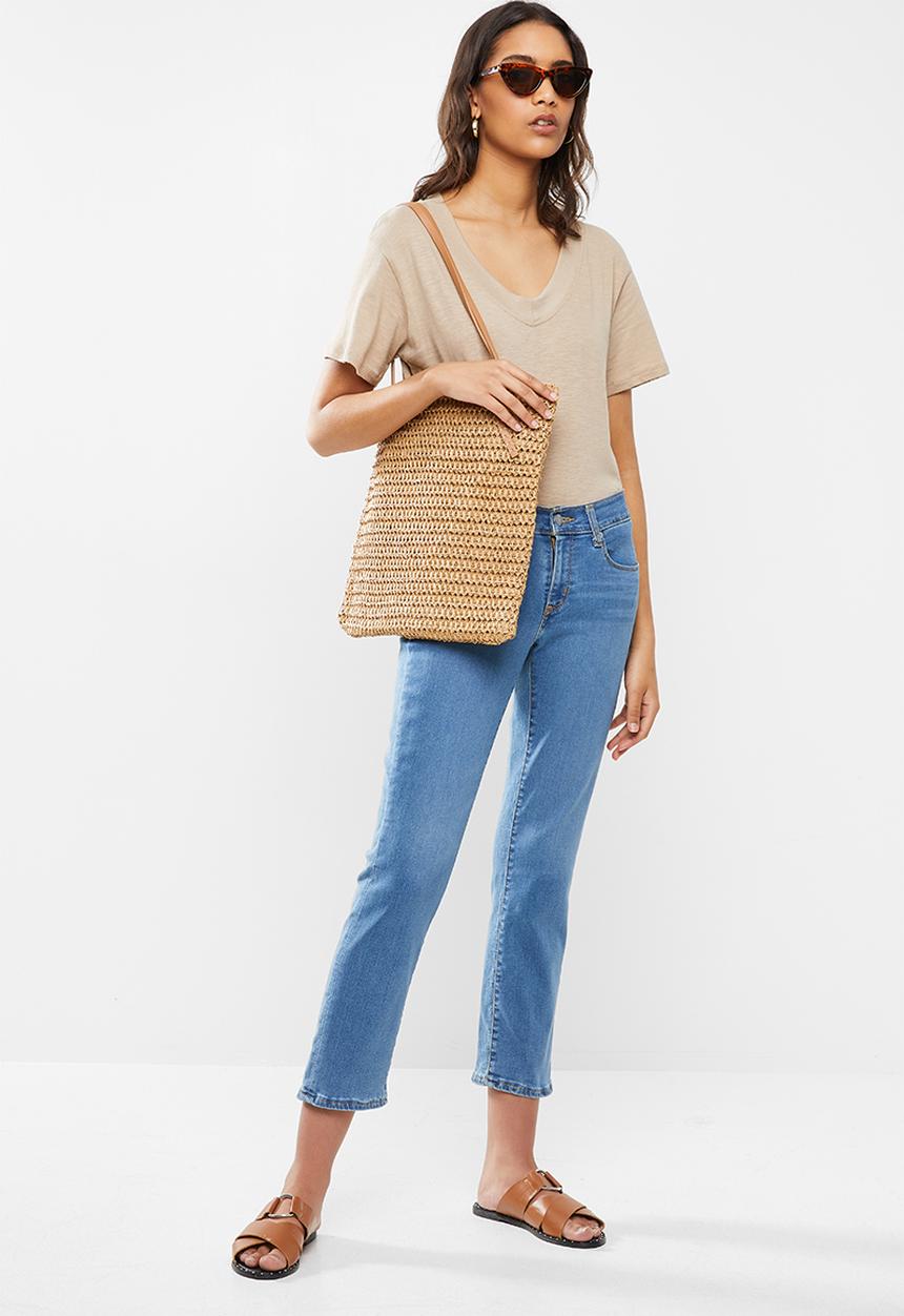 Levi’s® - Curvy straight crop  - berlin mist 