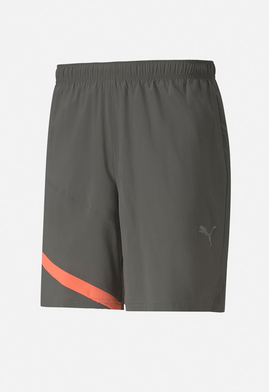 PUMA - Ignite blocked 7" short - grey & peach