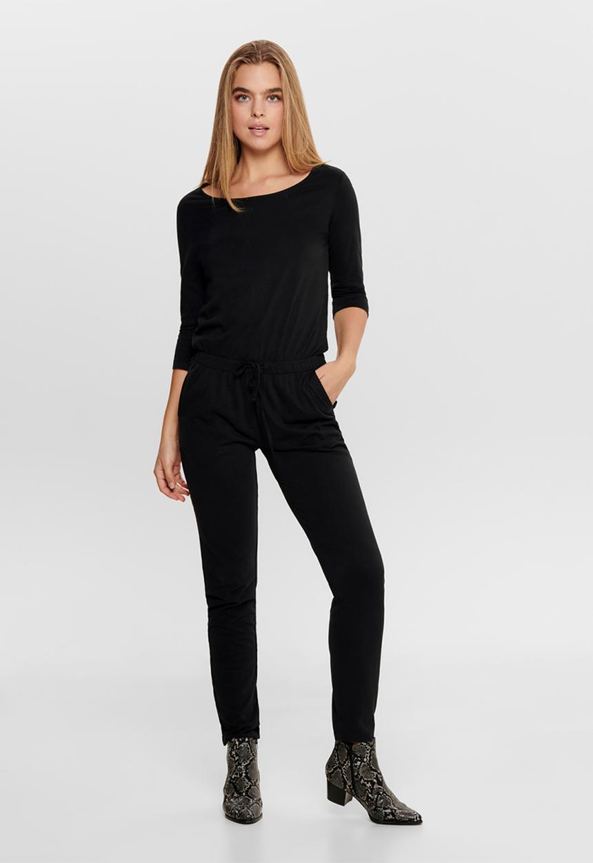 Jacqueline de Yong - Saki life 3/4 jumpsuit - black
