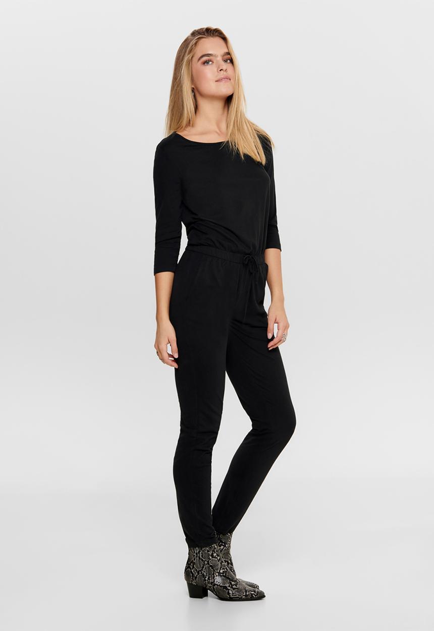 Jacqueline de Yong - Saki life 3/4 jumpsuit - black