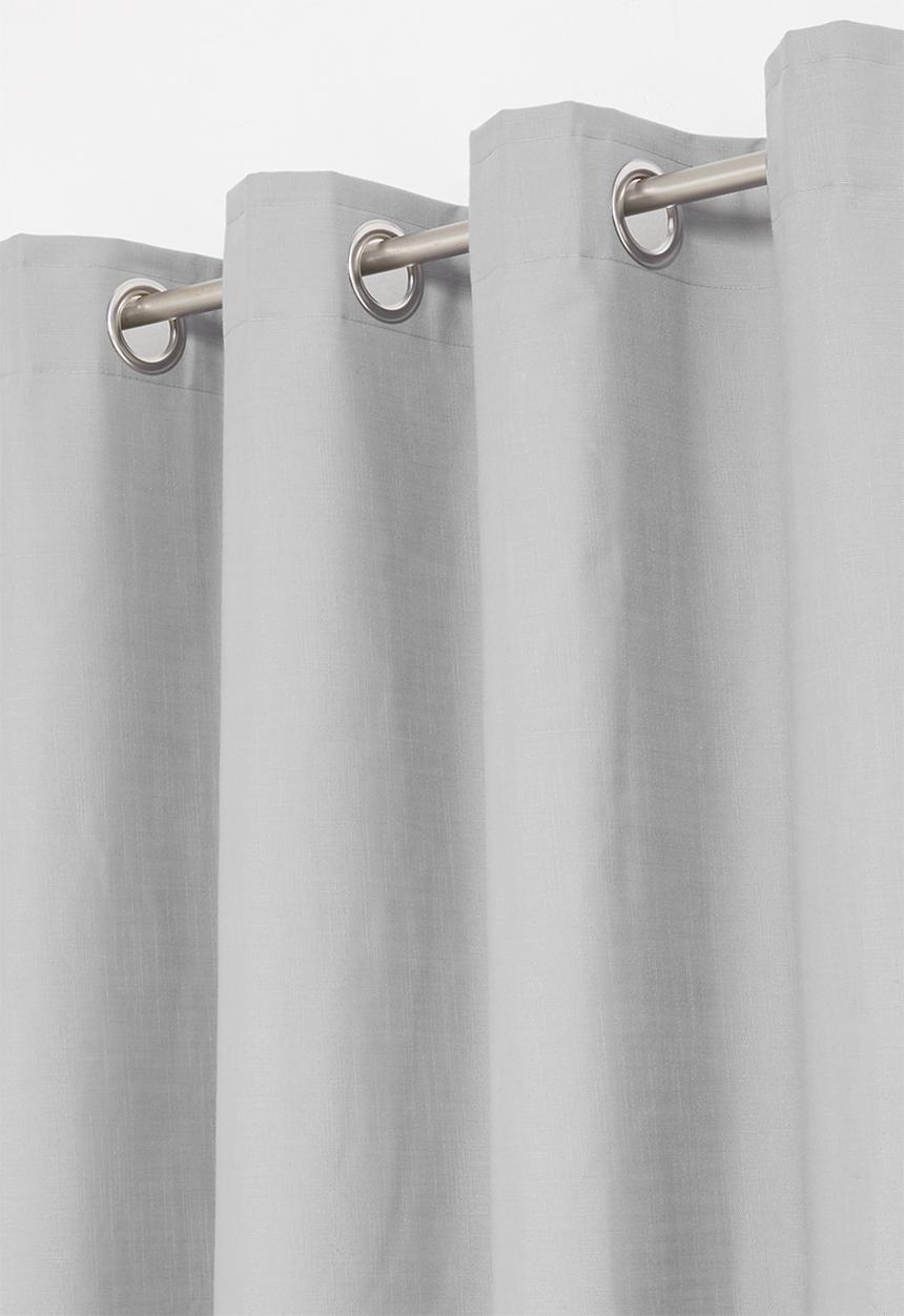 Sixth Floor - Eyelet cross-linen 100% blockout - grey
