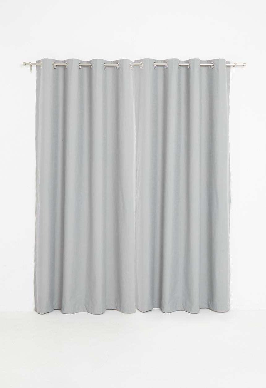 Sixth Floor - Eyelet cross-linen 100% blockout - grey