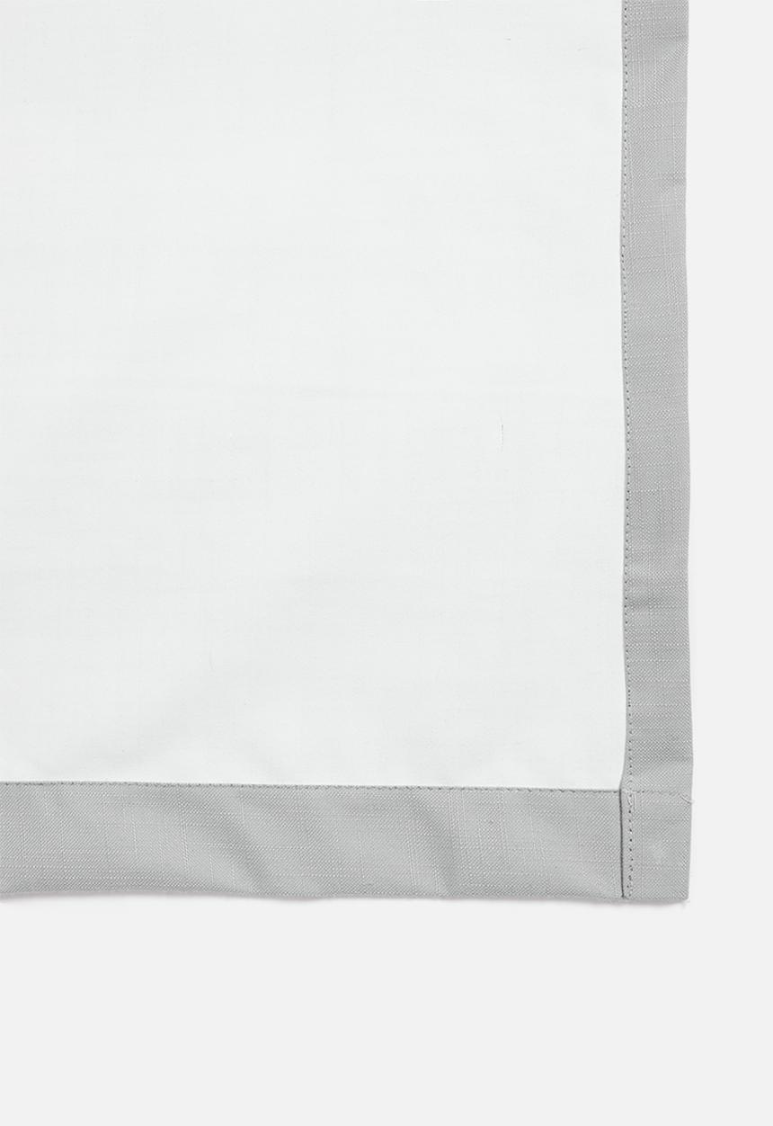 Sixth Floor - Eyelet cross-linen 100% blockout - grey