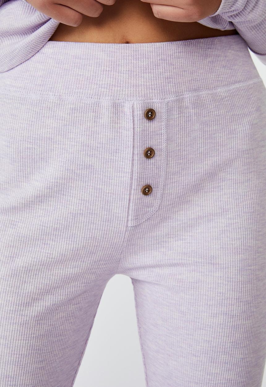 Cotton On - Waffle long John -soft lilac marle