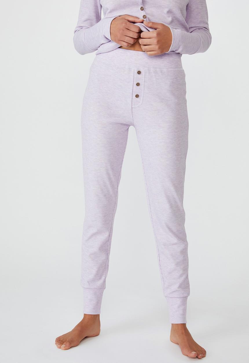 Cotton On - Waffle long John -soft lilac marle